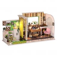 MChoice_fun Dolls MChoice Gothenburg Studio DIY Miniature Dollhouse Kit Time Apartment DIY Dollhouse Kit