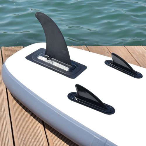  MD Group SUP Board Stand Up Paddle 10-Feet Inflatable EVA & Aluminum Paddle w 3 Fins