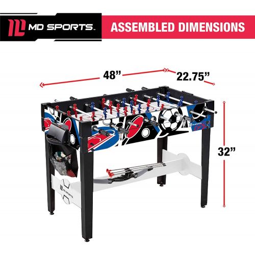  [아마존베스트]MD Sports Multi Game Combination Table Set - Available in Multiple Styles