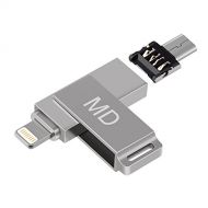 MD001 iOS Flash Drive 128gb,USB Flash Drive for iPhone Memory Stick External Storage,Compatible to iPhone,iPad,iPod,iOS,PC,Mac,Android and Computer
