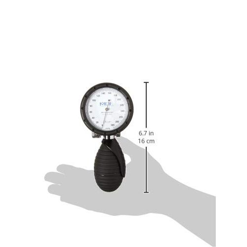  MDF Instruments MDF Bravata Palm Aneroid Sphygmomanometer - Professional Blood Pressure Monitor with Adult & Pediatric Sized Cuffs Included - Full & Free-Parts-For-Life - Purple (MDF848XPD-08)