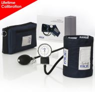 MDF Instruments MDF Calibra Aneroid Premium Professional Sphygmomanometer - Blood Pressure Monitor with Adult Cuff & Carrying Case - Full Lifetime Warranty & Free-Parts-For-Life - Navy Blue (MDF
