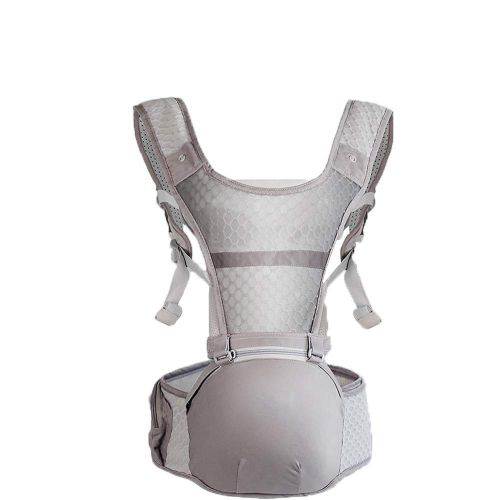  MDOMDO Baby Carrier Breathable Hip Seat, Ergonomic Baby Carrier, for Newborn To Toddler. Gray,Gray