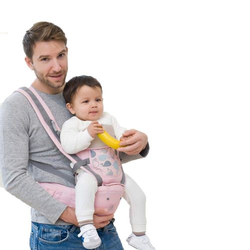  MDOMDO Baby Carrier Hip Seat, 3-In-1 Ergonomic Baby Carrier for Infants From 0 To 18 Months. (Maximum Weight 16Kg),Red