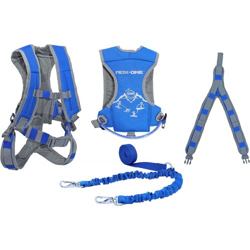  MDXONE Kids SKI Trainer Child SKI Harness with Rope and Absorb bungees
