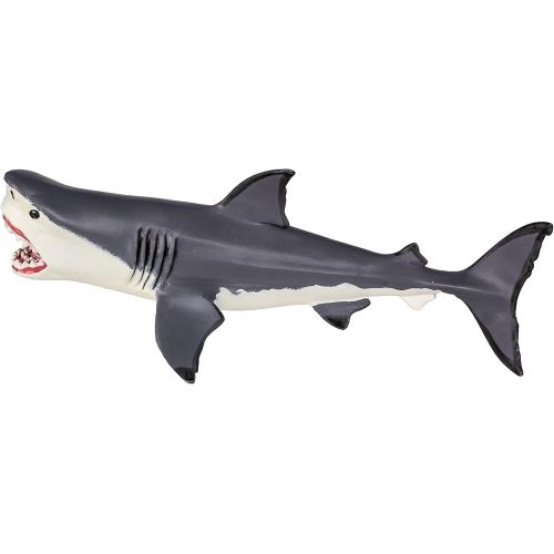  MDstore Safari Ltd Wild Safari Prehistoric World Collection - Hand Painted Megalodon 7.25 x 4.25 - Non-toxic and BPA Free - Ages 3+