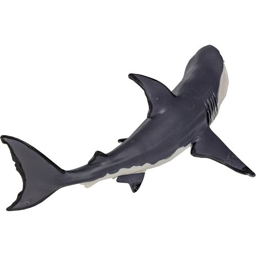  MDstore Safari Ltd Wild Safari Prehistoric World Collection - Hand Painted Megalodon 7.25 x 4.25 - Non-toxic and BPA Free - Ages 3+