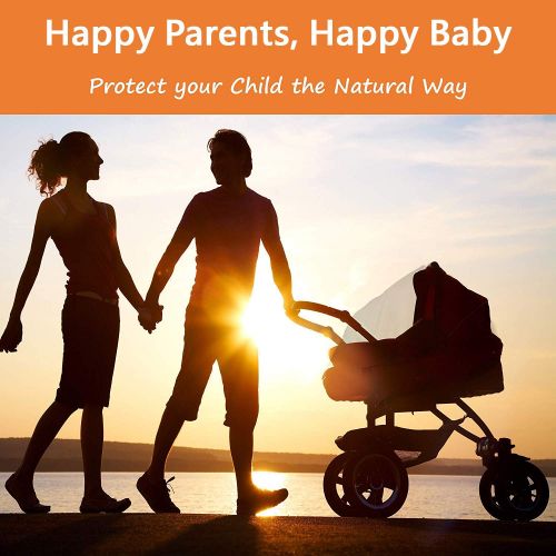  ME Superb Deals ME Superb Mosquito NET for Stroller, Baby Carrier, Carriage, Infant Car Seat, Cradle, Soft Insect Shield Netting, Babies Fly Screen Protection, Easy Installation