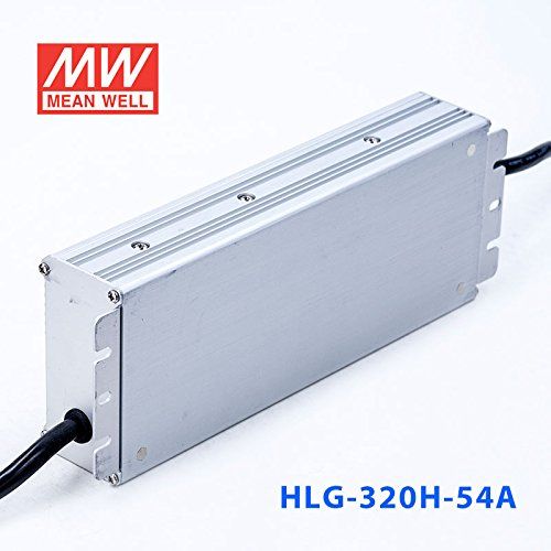  MEAN WELL Meanwell HLG-320H-54A Power Supply - 320W 54V 5.95A - IP65 - Adjustable Output