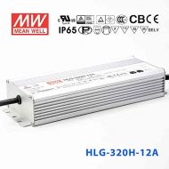 MEAN WELL Meanwell HLG-320H-12A Power Supply - 260W 12V 22A - IP65 - Adjustable Output