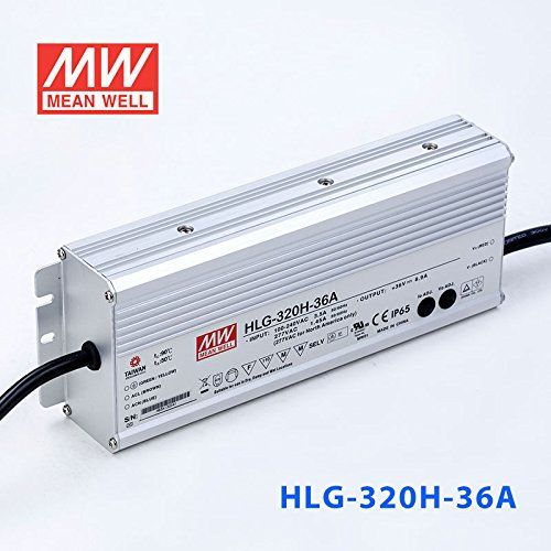 MEAN WELL Meanwell HLG-320H-36A Power Supply - 320W 36V 8.9A - IP65 - Adjustable Output