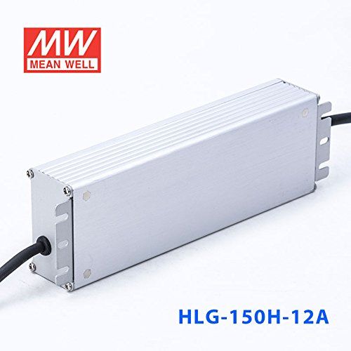  MEAN WELL Meanwell HLG-150H-12A Power Supply - 150W 12V 12.5A - IP65 - Adjustable Output