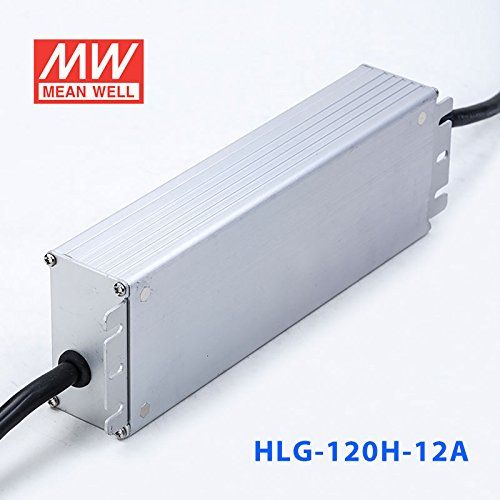  MEAN WELL Meanwell HLG-120H-12A Power Supply - 120W 12V 10A - IP65 - Adjustable Output