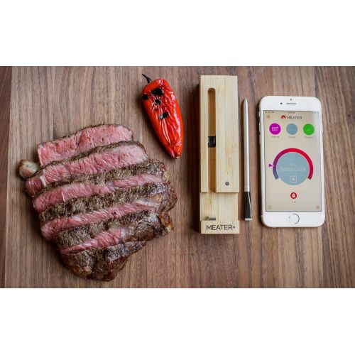  MEATER+ 2 Unit Bundle - Save $9 | 165 ft Range Version of the True Wireless Smart Meat Thermometer for the Oven Grill Kitchen BBQ Smoker Rotisserie with Bluetooth and WiFi Digital