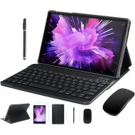 [아마존베스트]Android 10.0 Tablet : MEBERRY 10 Ultra-Fast 4GB/RAM,64GB/ROM Tablets-8000mAh Battery-WiFi Support - Bluetooth Keyboard | Mouse | M7 Tablet Cover and More Include - Grey