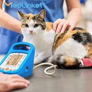 Cat Blood Pressure Monitor, MED LINKET Pet Blood Animal Monitor with 5 Different Sizes Cuffs
