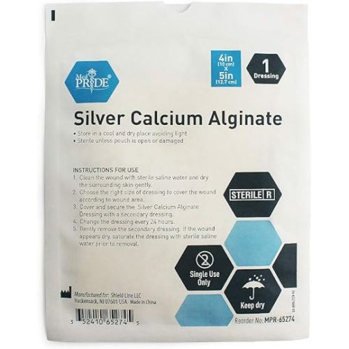  MED PRIDE Silver Calcium Alginate 4