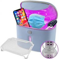 Medd Max WE SUPPLY WE CARE Medd Max UV Light Sanitizer Bag, Ultraviolet UV Sterilizer Box with 12 Powerful UV-C Germicidal LEDs - Portable UV Sanitizer Box, Disinfects in 3 Minutes, Perfect for Phone, Keys,