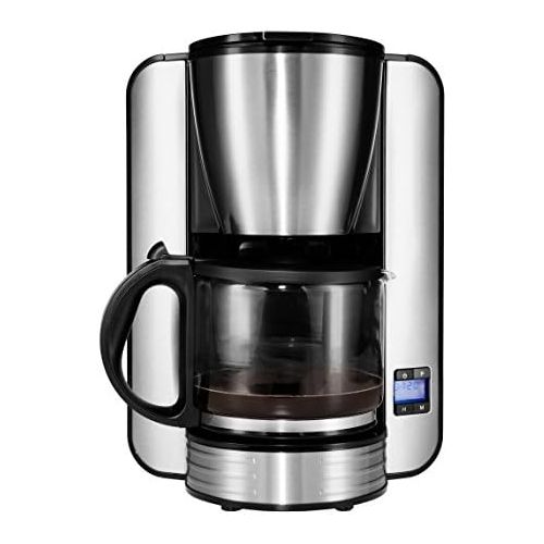  MEDION Medion MD 16230Free Standing Free StandingCoffee Maker Filter Coffee Machine, 1.5Litre, 1080Watt, Black, Stainless Steel)