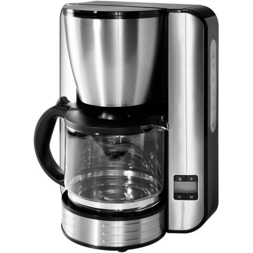  MEDION Medion MD 16230Free Standing Free StandingCoffee Maker Filter Coffee Machine, 1.5Litre, 1080Watt, Black, Stainless Steel)