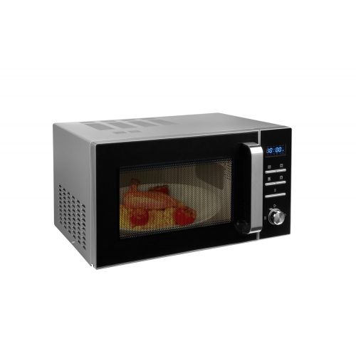  MEDION Medion MD) 3-in-1Microwave 800Watts/23Litre Capacity/10Automatic Programs/Defrost Function, black/silver