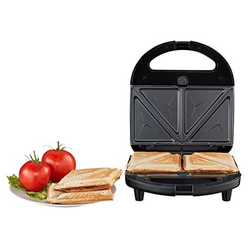  [아마존베스트]MEDION MD 19788 3-in-1 Sandwich Maker with Removable Plates (Sandwich, Waffle or Panini, Non-Stick Removable Plates, Max. 750 Watt, Insulated Handle, Insulated