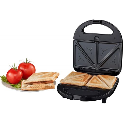  [아마존베스트]MEDION MD 19788 3-in-1 Sandwich Maker with Removable Plates (Sandwich, Waffle or Panini, Non-Stick Removable Plates, Max. 750 Watt, Insulated Handle, Insulated