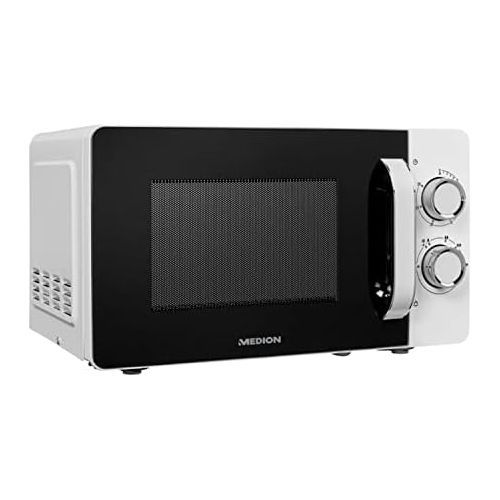  [아마존베스트]Medion MD18687 Microwave, 20 Litres, 700 Watt, 6 Power Levels, Timer, Defrost Function, White