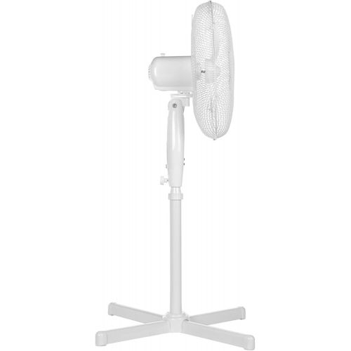  [아마존베스트]Medion Silent Pedestal Fan with Remote Control, 4045 W, Swivel Function, Oscillating, Adjustable Height, 50061312