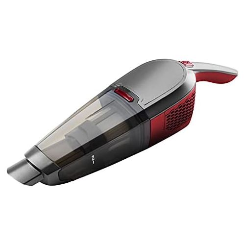  [아마존베스트]MEDION MD 16911 2-in-1 Battery Handheld Vacuum Cleaner (90 Watt Power, 180° Rotatable Floor Nozzle, Electric Suction Brush) Grey/Red