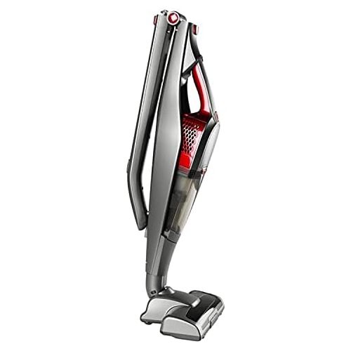  [아마존베스트]MEDION MD 16911 2-in-1 Battery Handheld Vacuum Cleaner (90 Watt Power, 180° Rotatable Floor Nozzle, Electric Suction Brush) Grey/Red