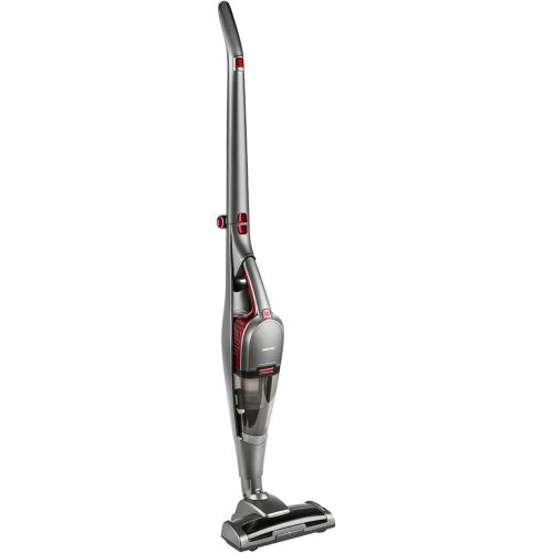  [아마존베스트]MEDION MD 16911 2-in-1 Battery Handheld Vacuum Cleaner (90 Watt Power, 180° Rotatable Floor Nozzle, Electric Suction Brush) Grey/Red