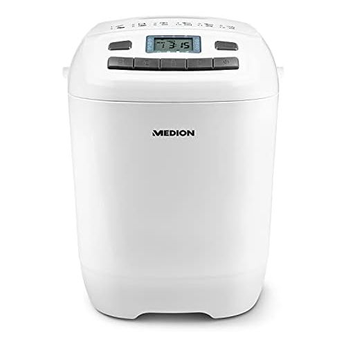  Medion Bread Maker 580 650 Watts, 700 1000?g, 12 Baking Programmes, 3 Different Degrees of Browning, Warm Keeping Function, White