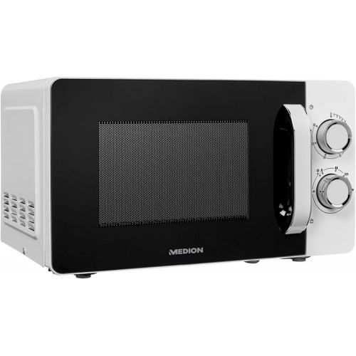  [아마존베스트]Medion MD18687 Microwave, 20 Litres, 700 Watt, 6 Power Levels, Timer, Defrost Function, White