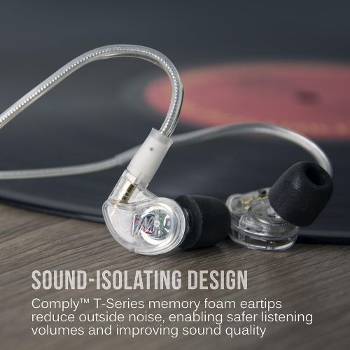  [아마존 핫딜]  [아마존핫딜]MEE audio M6 PRO Musicians’ In-Ear Monitors with Detachable Cables; Universal-Fit and Noise-Isolating (2nd Generation) (Clear)