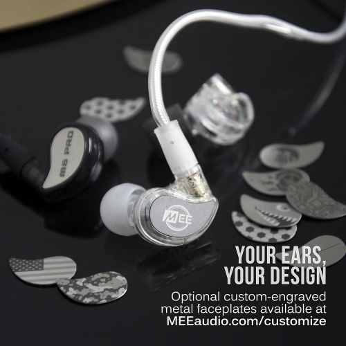  [아마존 핫딜]  [아마존핫딜]MEE audio M6 PRO Musicians’ In-Ear Monitors with Detachable Cables; Universal-Fit and Noise-Isolating (2nd Generation) (Clear)