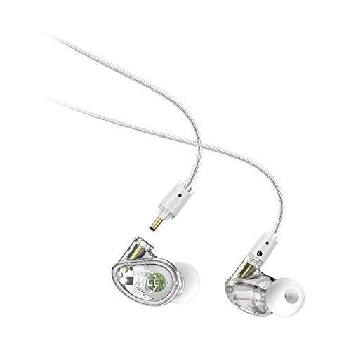  MEE audio MEE Professional MX1 PRO Customizable Noise-Isolating Universal-Fit Modular Musician’s In-Ear Monitors (Clear)