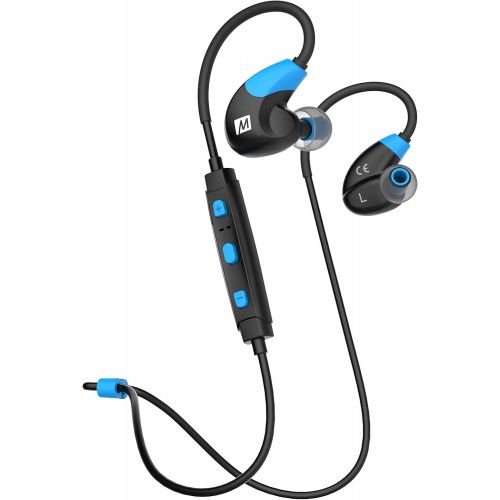  MEE audio X8 Secure-Fit Stereo Bluetooth Wireless Sports in-Ear Headphones (Black)