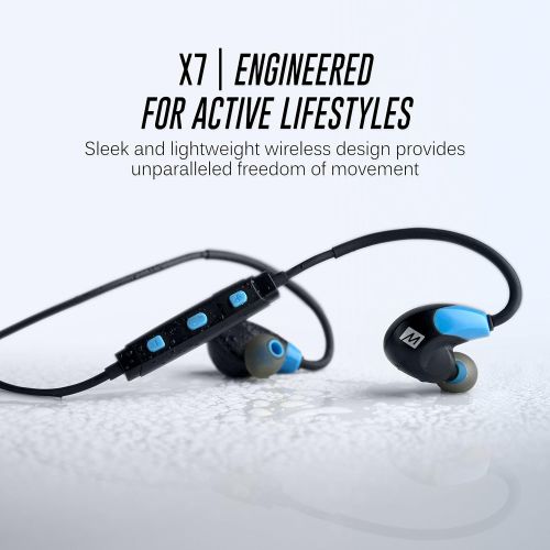  MEE audio X8 Secure-Fit Stereo Bluetooth Wireless Sports in-Ear Headphones (Black)