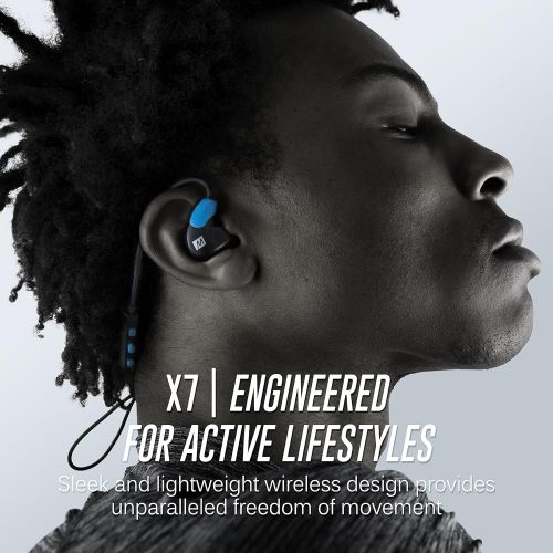  MEE audio X8 Secure-Fit Stereo Bluetooth Wireless Sports in-Ear Headphones (Black)