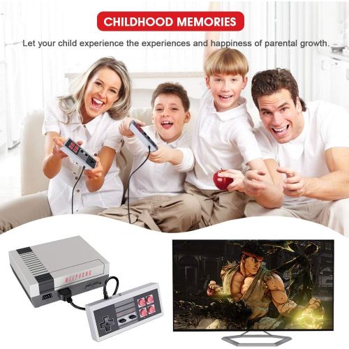  [아마존베스트]MEEPHONG Retro Game Console, HDMI HD NES Console Classic Game Console Built-in Hundreds of Classic Video Games