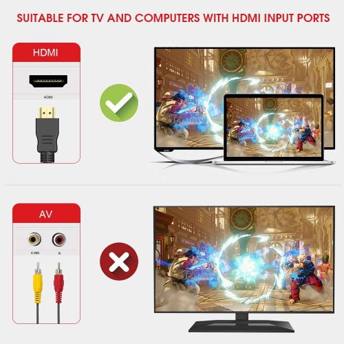  [아마존베스트]MEEPHONG Retro Game Console, HDMI HD NES Console Classic Game Console Built-in Hundreds of Classic Video Games