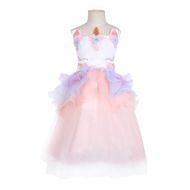 MEETWARM Girls Unicorn Costume Party Dress Tutu Kids Cute Flower Princess Pageant Carnival Clothes