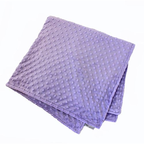  MEG Original Lavender Baby Girl Minky Dot Blanket