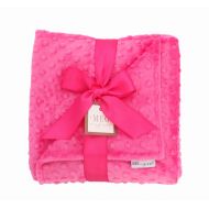 MEG Original Hot Pink Minky Dot Baby Girl Blanket 317