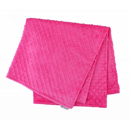  MEG Original Hot Pink Minky Dot Baby Girl Blanket 317