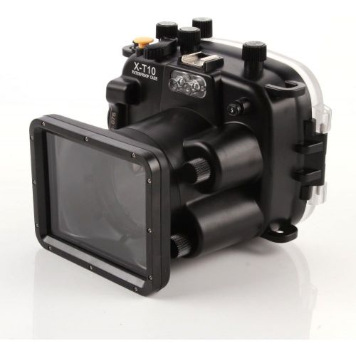  Meikon 40m Underwater Waterproof Housing Case for Fujifilm Fuji X-T10 16-50mm Lens Camera