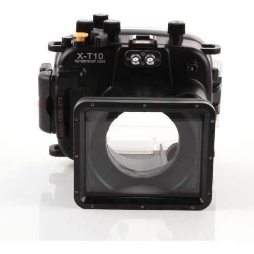  Meikon 40m Underwater Waterproof Housing Case for Fujifilm Fuji X-T10 16-50mm Lens Camera