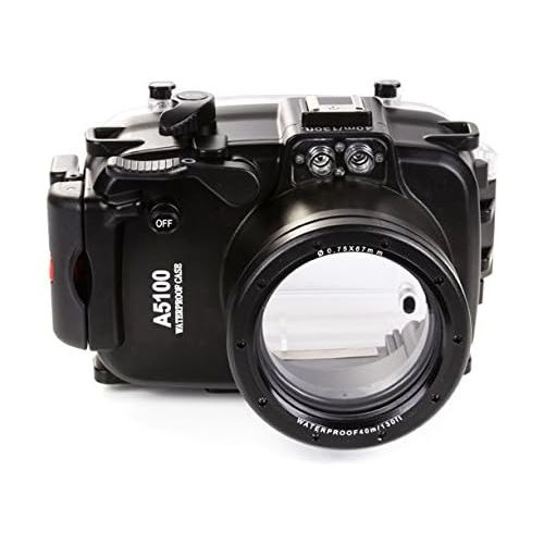  MEIKON Meikon 40m Underwater Waterproof Housing Case for Sony A5100 ILCE-5100 16-50mm Lens Camera