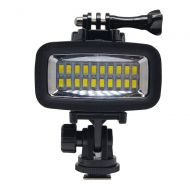 /MEIKON SL-100 700LM Diving Video Fill-in Light LED Lighting Lamp Waterproof 40M 1900mAh Built-in Rechargeable Battery with Diffuser for GoPro SJCAM Xiaomi Yi Sports Action Camera